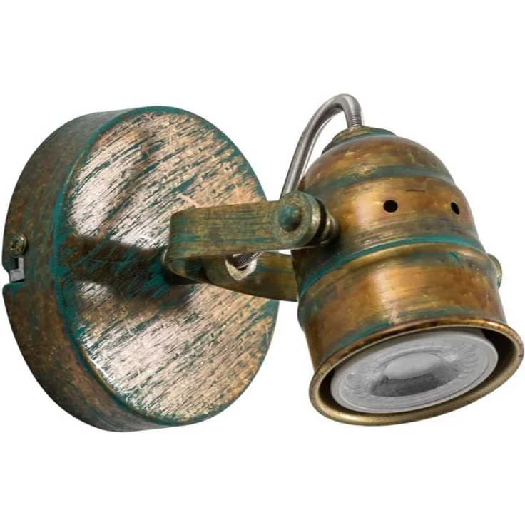 Lindby Wandleuchte Leonor, Metall, Bronze IP20, 1 x 10 W LED