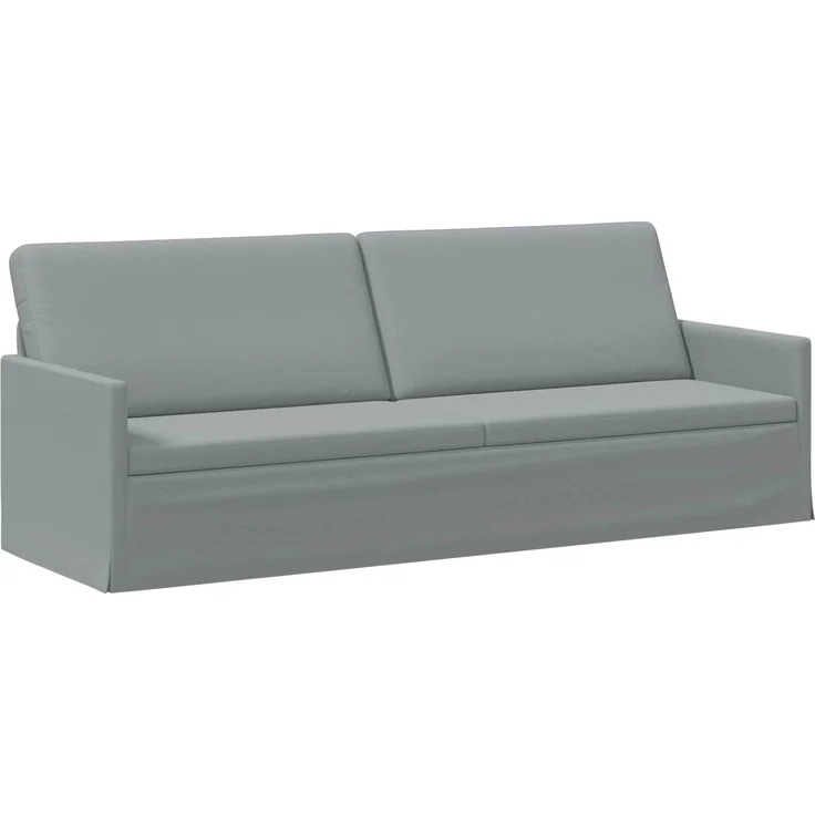 vidaXL Sofa-Set 2 pcs Hellgrau Stoff 3433176 – Bild 3