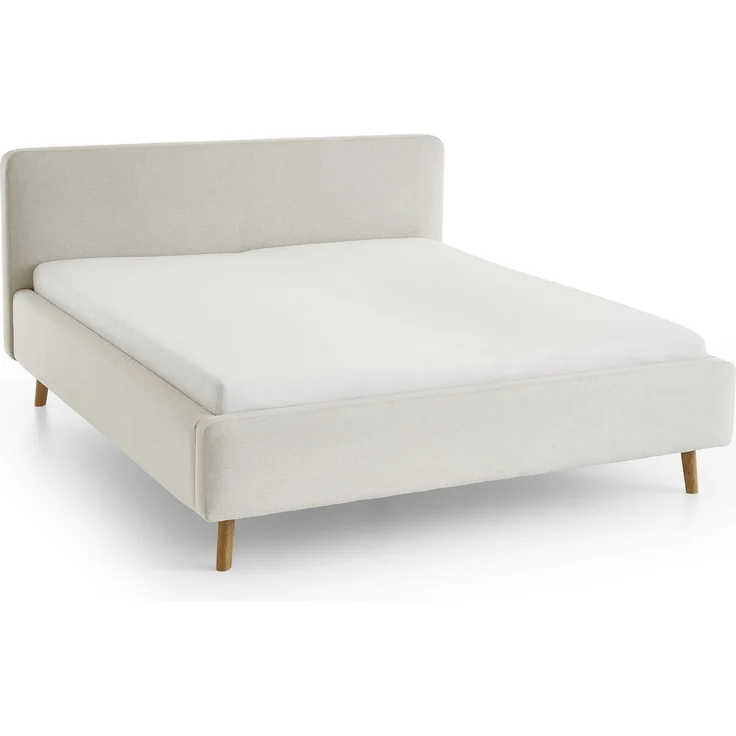 Polsterbett >Mattis mit BK< Liegefläche 180x200 cm, Nordic Ivory, Stellmaß: 201x105x218cm (BxHxT) – Bild 3
