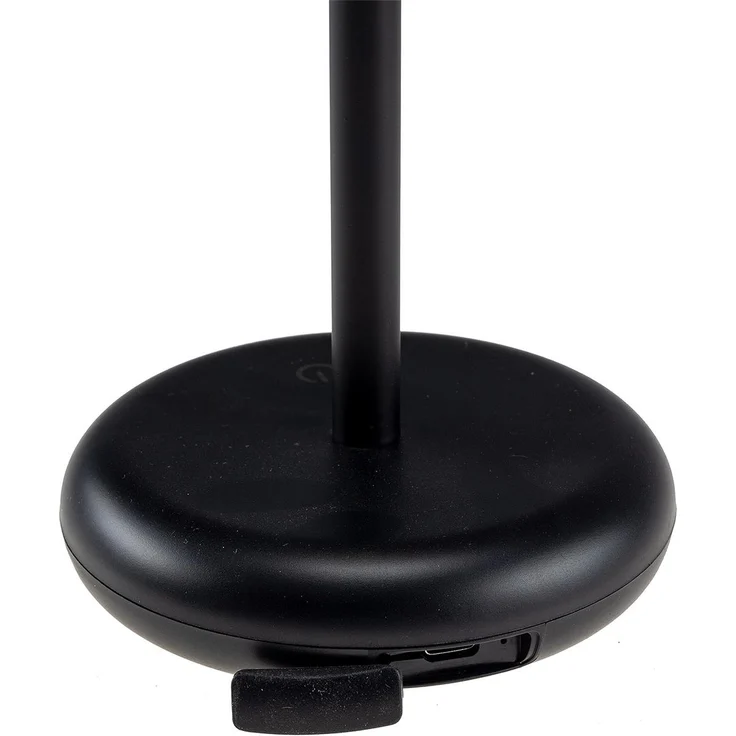 LED Akku-Tischleuchte "Foco Luz" 2900K, IP44, dimmbar, 26cm, matt schwarz – Bild 8