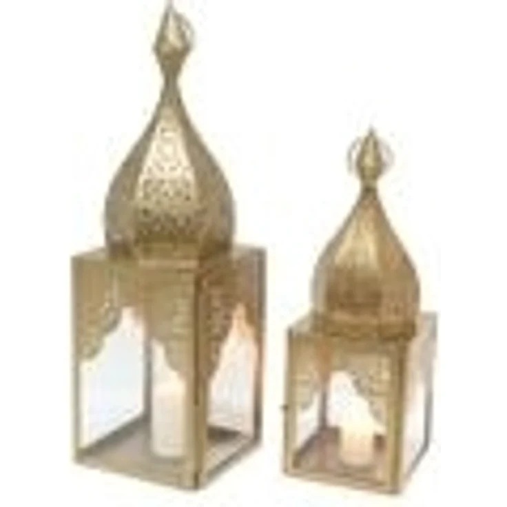 Orientalisches Windlicht Modena Gold L&M – Bild 1