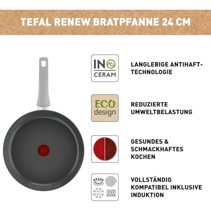 Tefal Renew ON Frypan 24 cm – Bild 4