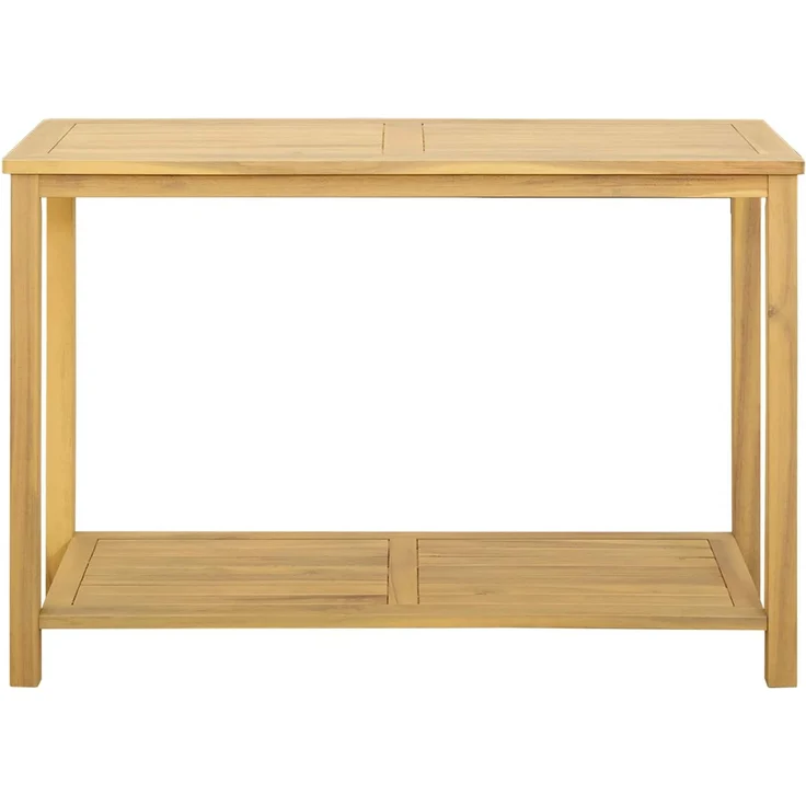 vidaXL Gartenkonsole Tisch Helles Akazienholz 110 x 40 x 75 cm 42026790 – Bild 2