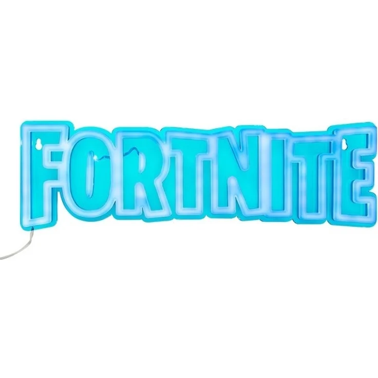 Paladone LED Dekolicht Fortnite LogoLampe – Stylisches Neonlicht für echte Fans!, LED fest integriert, blau, Wandmontage möglich – Bild 4