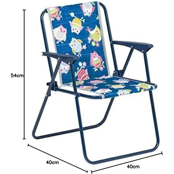 Kinder-Camping-Klappsessel blau – Bild 3