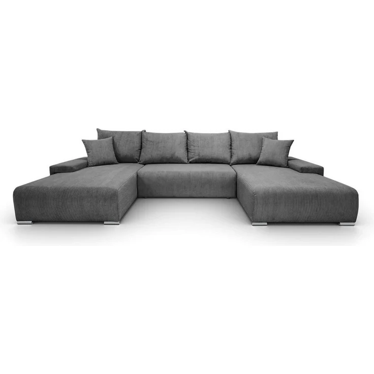 Lookway Wohnlandschaft LAVIO U – großes Ecksofa in U-Form, modernes Design, 348x188x93 cm – Bild 2