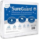 SureGuard Matratzenüberzug (33 - 40,6 cm tief) – 100 % wasserdicht, gegen Bettwanzen, hypoallergen, hochwertiger 6-seitiger Bezug mit Reißverschluss