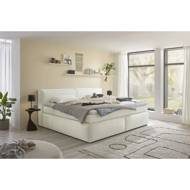 Boxspringbett Sandon 180x200 cm | 240x200 cm– Familienbett Pixie
