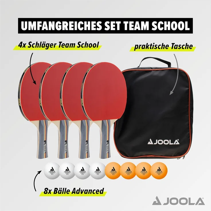 Joola Tischtennisschläger Team School (Set) – Bild 5