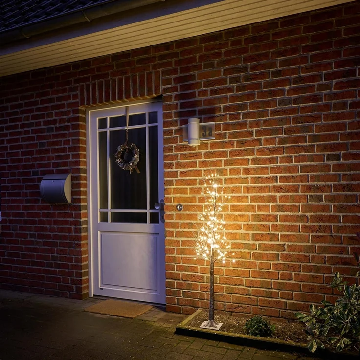 Northpoint LED Baum 150 cm Schneeverzierung 240 Warmweiße LEDs 5m Kabel & Timer-Funktion – Bild 7