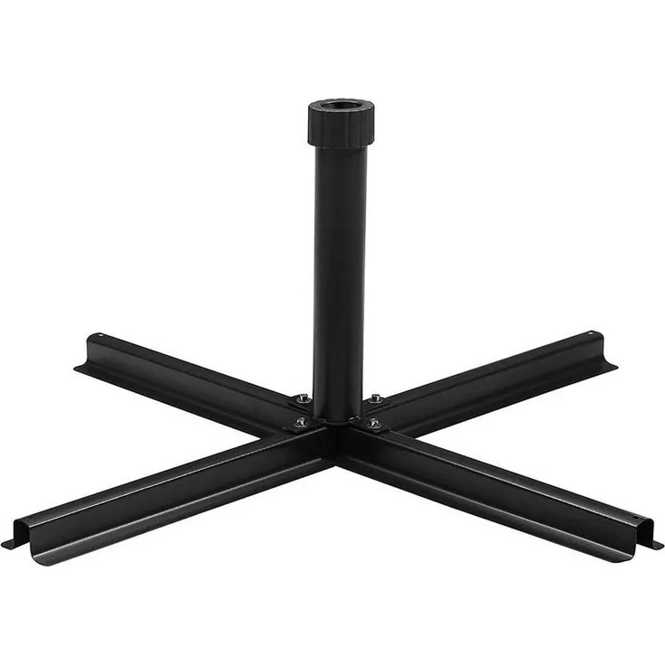 Sekey Plattenständer Sonnenschirmständer Kreuzständer für Mastdurchmesser Ø38 bis 48 mm