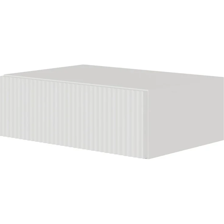 Selsey 'Veldio' Nachtkonsole mit Schublade, weiß, ca. 17 x 50 x 36 cm – Bild 1