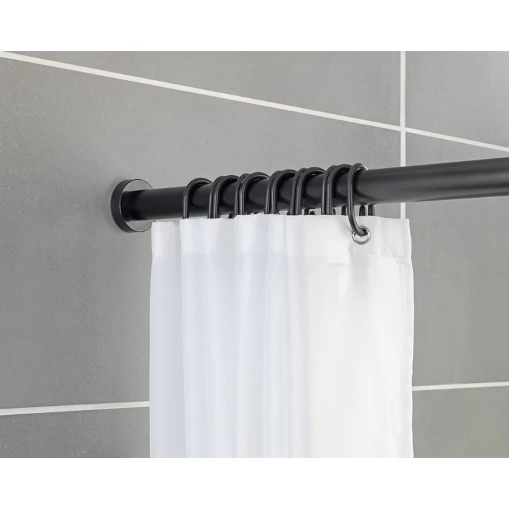 SCHÖNER WOHNEN-Kollektion Duschvorhangstange »Obleon«, Ø 28 mm, ausziehbar, ohne Bohren, geklemmt, Aluminium, Kunststoff, Teleskop-Duschschiene, ausziehbar – Bild 3