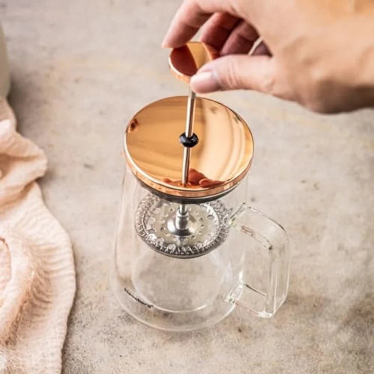 Klausberg Klausberg French Press Kaffee- und Teezubereiter 0,60l KB7724 – Bild 9