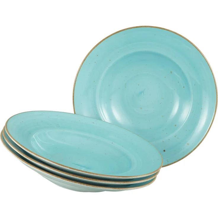 Vintage Nature Aqua, Pastateller 4-tlg (mo)
