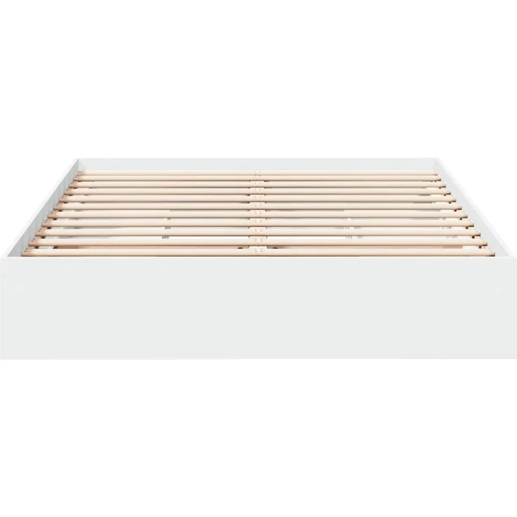 vidaXL Bettgestell mit Schubladen Weiß 160x200 cm Holzwerkstoff 3280643 – Bild 4