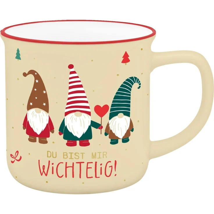 Tasse Becher 35cl Geschenk Weihnachten Adventszeit Sheepworld WICHTELIG 51214 – Bild 1