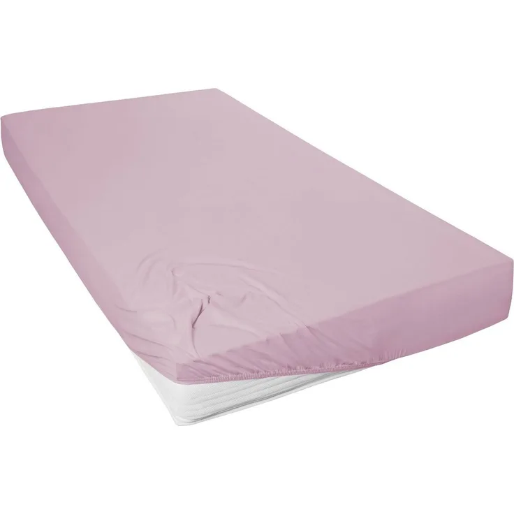 Westminster Spannbetttuch Mako Jersey 190 x 200 cm mauve