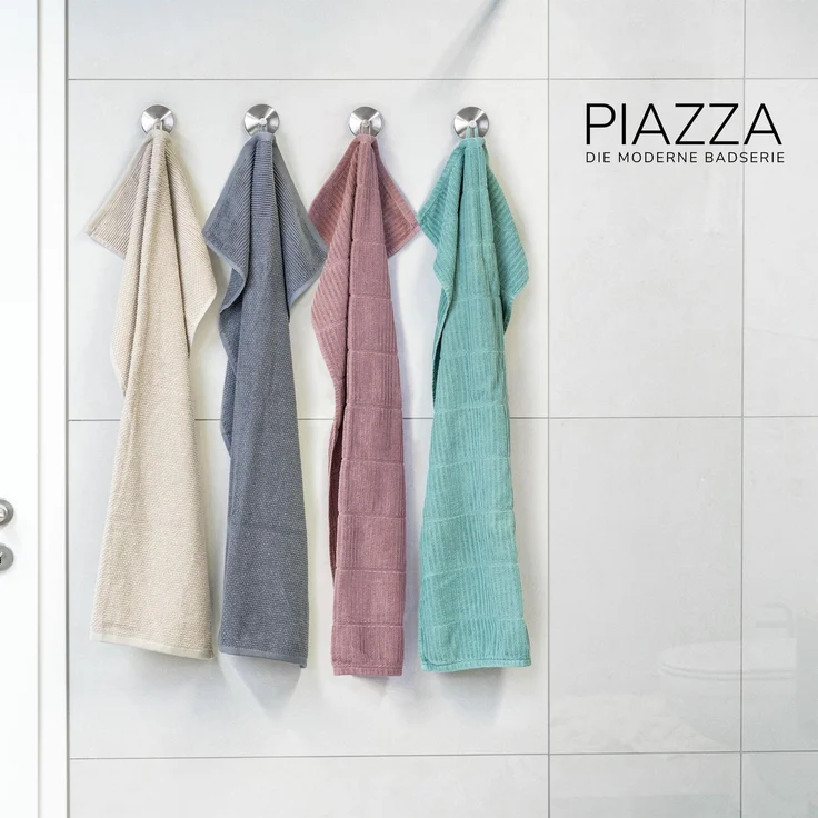 Bad-Serie PIAZZA - Handtuchhaken 2er Set, aus Edelstahl matt – Bild 6