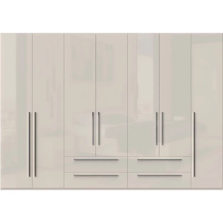 Places of Style Kleiderschrank Piano beige, UV lackiert hochglänzend, Soft-Close Funktion in vielen Breiten – Bild 5