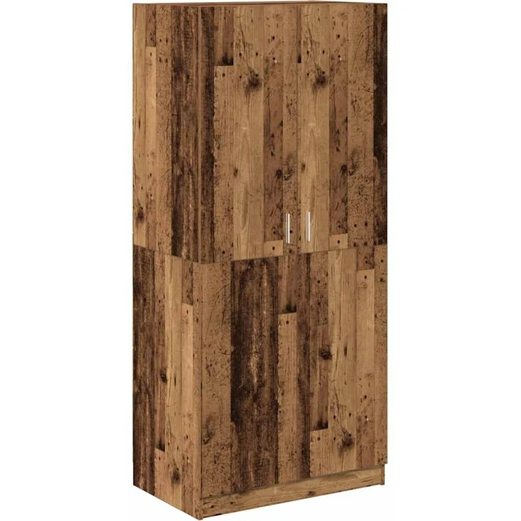 vidaXL Kleiderschrank Altholz-Optik 80x52x180 cm Holzwerkstoff 855882 – Bild 1