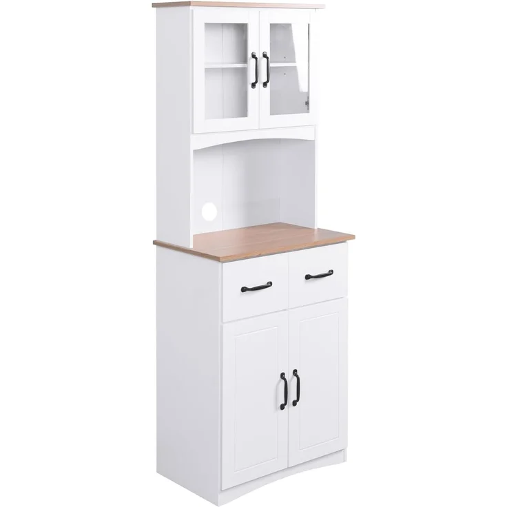 HTI-Living Midischrank Küchenbuffet Landhausstil Weiß (Stück, 1-St, 1 Küchenschrank) Buffetschrank Anrichte – Bild 4