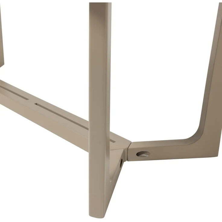 Esstisch Ferion aus Mangoholz, modern mit geradem Gestell, braun, 180 x 90 cm – Bild 3