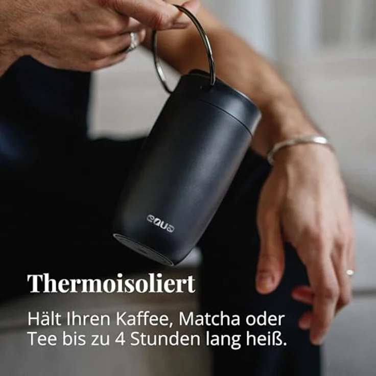 Equa Cup Trinkbecher 300 ml Schwarz – Bild 6
