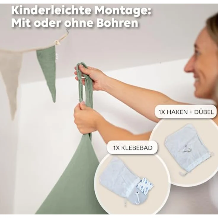 lilimaus Betthimmel Hochwertiger Baldachin Betthimmel für Baby- und Kinderbetten, Hochwertiger Betthimmel für Babybett, Kinderbett oder Kuschelecke – Bild 5