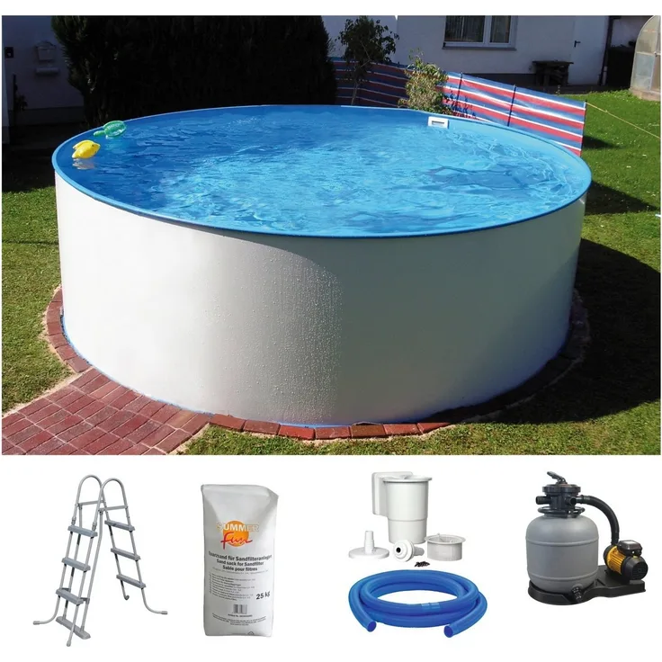 Clear Pool Rundpool RIO (Set, 5-tlg), inkl. Zubehör für Ihren Badespaß im eigenen Garten