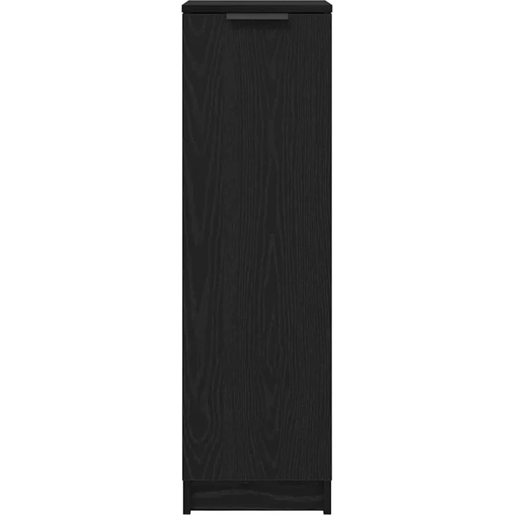 vidaXL Schuhschrank mit Regal Schwarz Eichen-Optik 29,5 x 35 x 101 cm 862101 – Bild 5