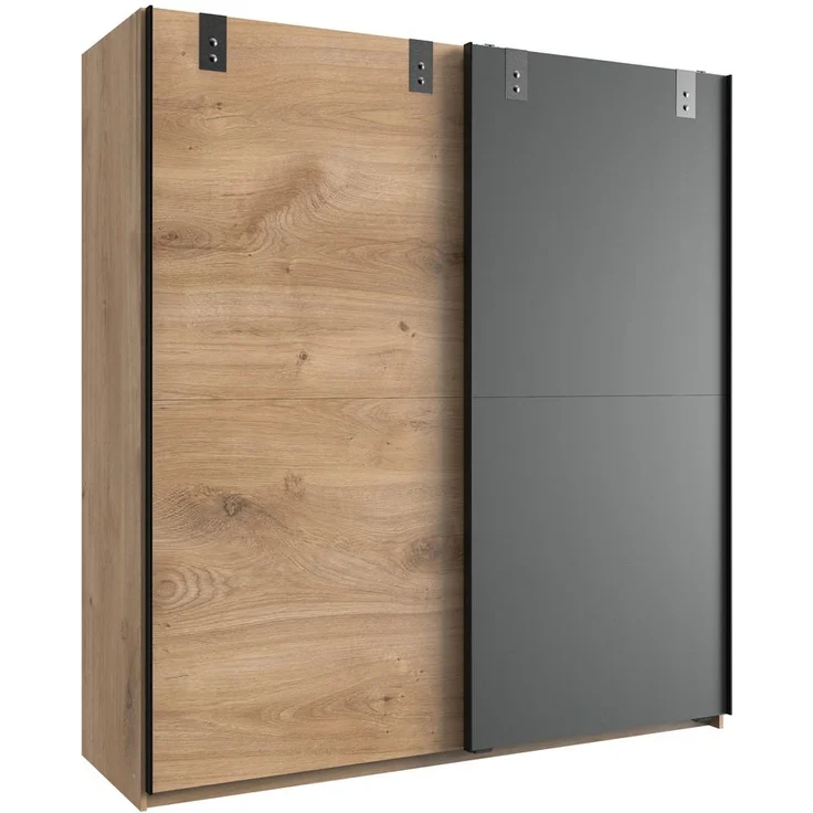 Jugendzimmer EVERTON-43 mit Schwebetürenschrank 180cm, Bett 140cm, Kommode 124cm und Schreibtisch – Bild 10
