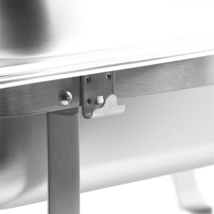 Mahlzeit Speisenwärmer Chafing dish "Nizza" mit 2x1/2 GN Warmhaltebehälter Essen, Wärmebehäl, (1-tlg) – Bild 4