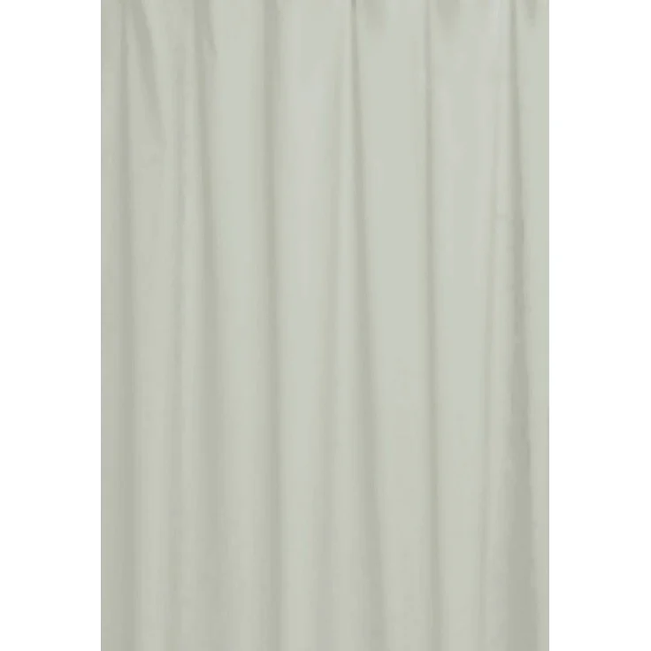Euroshowers GmbH Duschvorhang Neutral Hellgrün 180 × 200 cm Polyester mit 12 Ringen Breite 180 cm