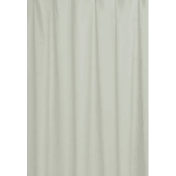 Euroshowers GmbH Duschvorhang Neutral Hellgrün 180 × 200 cm Polyester mit 12 Ringen Breite 180 cm