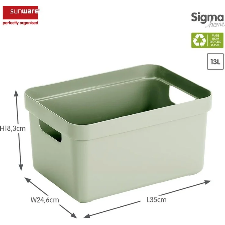 Sunware Aufbewahrungsbox Sigma Home 13 L hellgrün – Bild 4