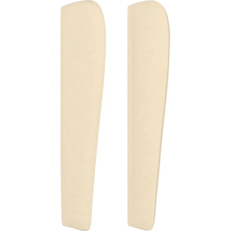 Kopfteil, Bettkopfteil, Minimalistisch mit Ohren Creme 83x23x118/128 cm Stoff – Bild 4