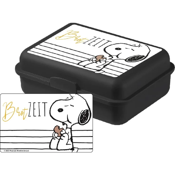 United Labels® Lunchbox Peanuts Snoopy - Brotzeit, Kunststoff (PP) – Bild 1