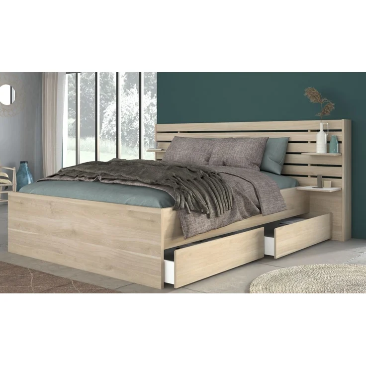 Parisot Schlafzimmer komplett Escale in Eiche 180 x 200 cm – Bild 2