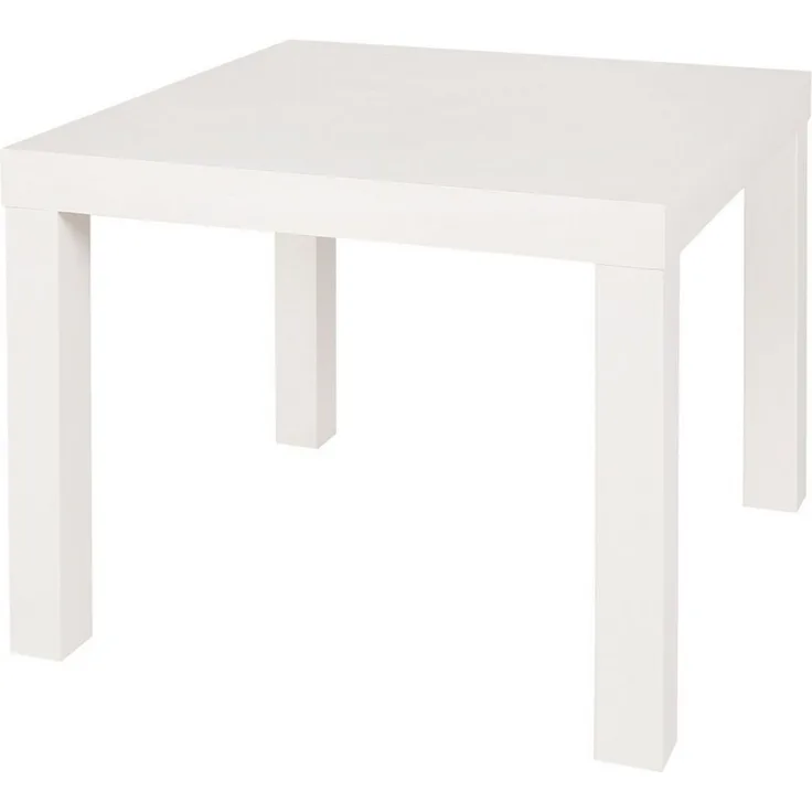 Sarcia. eu Couchtisch LACK NN Weißer Kaffeetisch LACK NN 55x55 cm IKEA