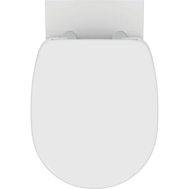 Ideal Standard Connect WC-Set, Wandtiefspül-WC mit Absenkautomatik, Rundes Design, Alpin Weiß – Bild 6