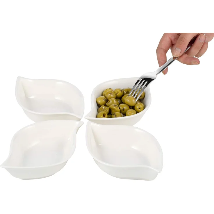 Esmeyer Servierschale JOLIE 302-071 Porzellan weiß 4 Stück – Bild 1