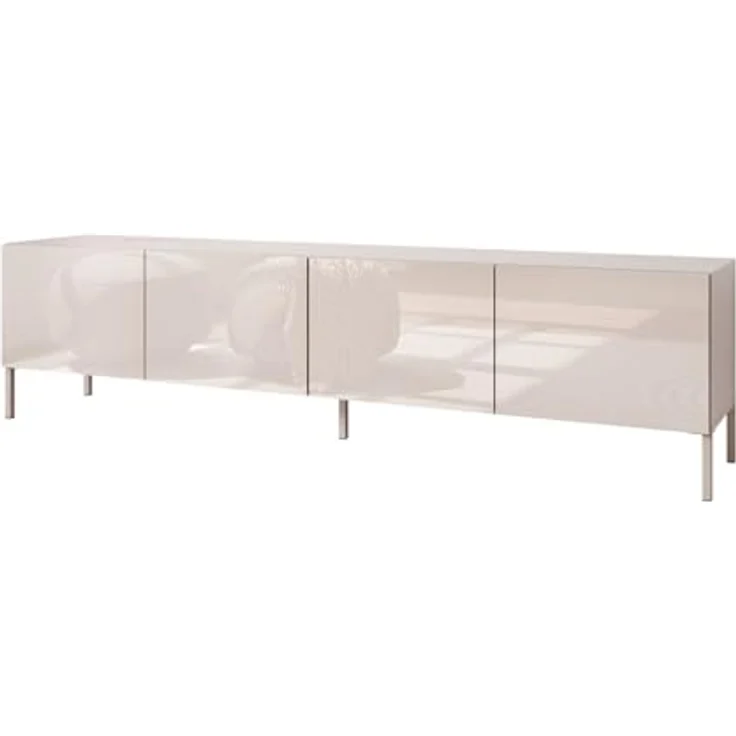Lookway TV-Schrank COLGANTE 200 Kaschmir Hochglanz auf Füßen (2x TV-Schrank) Breite: 200 cm – Bild 8