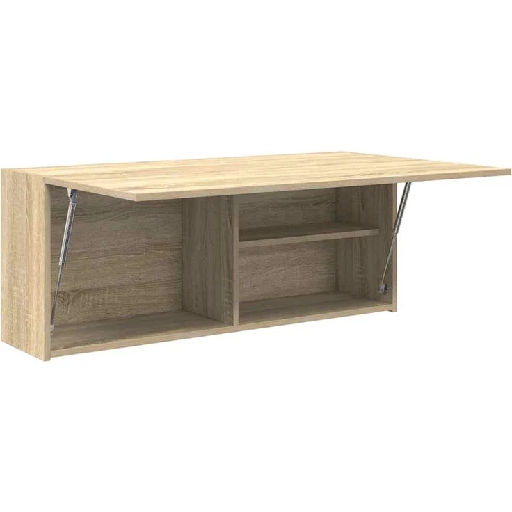 vidaXL Bad-Wandschrank Sonoma-Eiche 100x25x40 cm Holzwerkstoff 860105 – Bild 4