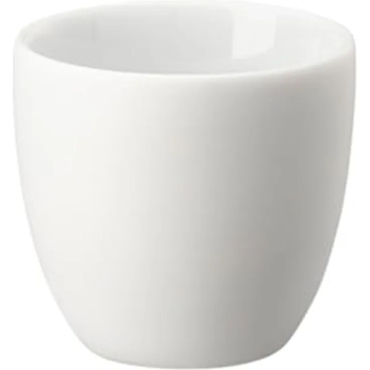 Rosenthal Espressotasse the cup+ Silky White Espresso doppelwandig 0,08l, Porzellan