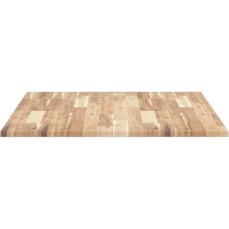 vidaXL Tischplatte Rechteckig 100x80x2 cm Massivholz Akazie 4008763 – Bild 5