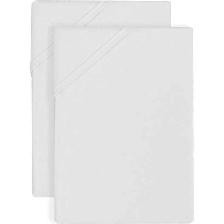 biberna Biber-Betttuch 0002710, weiß, 2x 150/250 cm
