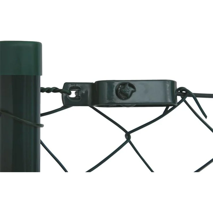 Maschendrahtzaun Komplettset 1,25 x 25 m Zaunset Gartenzaun Aufschraubhülse Zaun – Bild 4
