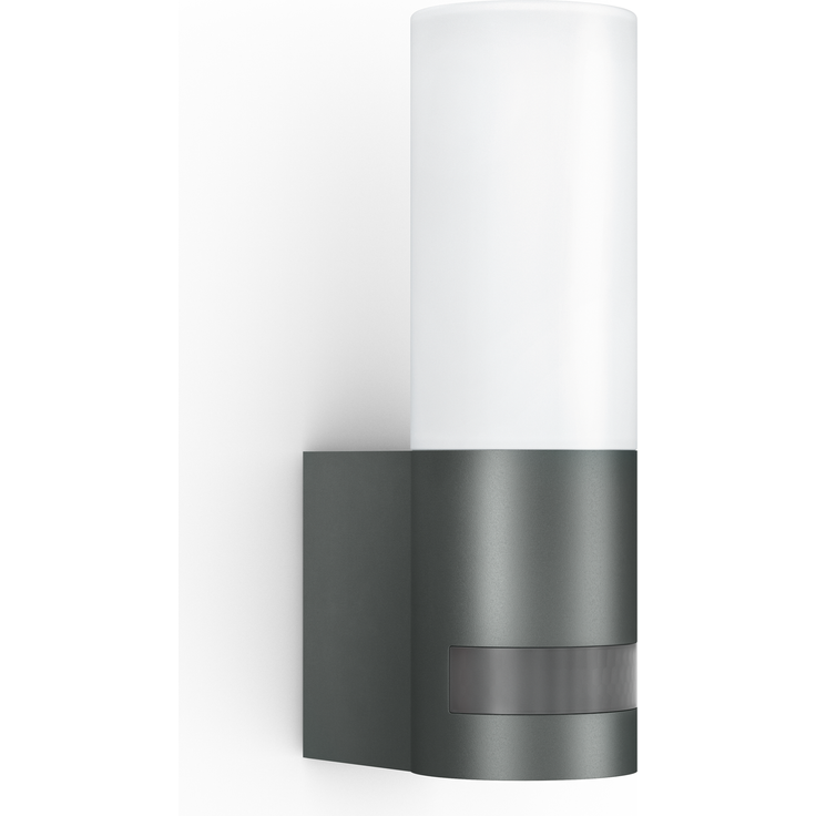 Steinel 'L 605 S' LED-Außenwandleuchte, mit 180°-Infrarot-Sensor, 3000 K warmweiß, 729 lm, Opalglas/Aluminium anthrazit, 26 x 13,1 x 7,8 cm