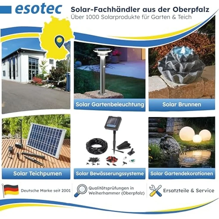 esotec LED Kugelleuchte Echtglas Leuchtkugeln GOLDEN BALLS D=15+12+10cm 3000K warmweiß 102088 – Bild 7